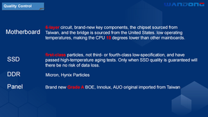 Ordinateur portable 15,6 pouces, neuf, OEM, Ryzen 7 8845HS, Windows 10, SSD personnalisé, fin, pour étudiants/professionnels - Product Image 4