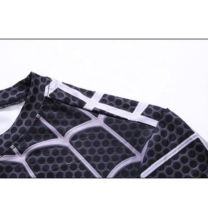 Spiderman Shirt Costume Cosplay <strong>Clothes</strong> <strong>Men's</strong> Compression Quick Dry T Shirts - Product Image 6