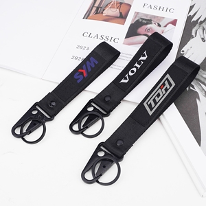 Lanière personnalisée en polyester pour clés de voiture, porte-clés de moto, porte-clés de voiture - Product Image 1