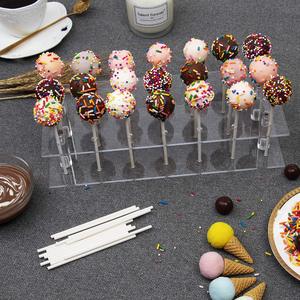 Stand <span class=keywords><strong>Display</strong></span> Kue Pop Akrilik Modern Ramah Lingkungan 21 Lubang untuk Dekorasi Permen, Grosir Pabrik, untuk Ulang Tahun, Hari Ayah, Paskah - Product Image 3