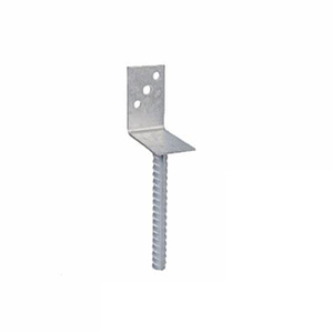 Ancres de <span class=keywords><strong>poteau</strong></span> en forme de L galvanisées robustes, ancrages de <span class=keywords><strong>pied</strong></span> de clôture - Product Image 1