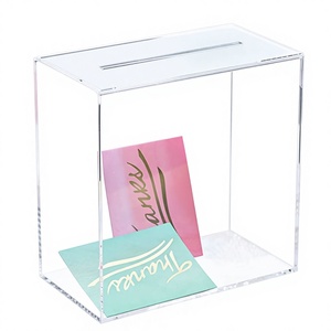 Espositore Hotsun in Acrilico Trasparente, Salvadanaio, Cassetta per Donazioni, Vetrina in Acrilico Trasparente - Product Image 1