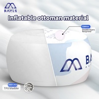 Couverture en tissu de conception personnalisée rapide annonçant le pouf gonflable pour l'événement et la promotion de marque