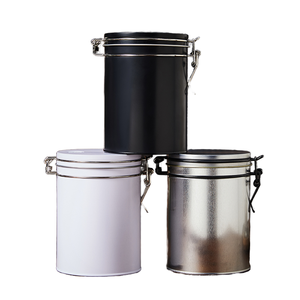 84*125.5mm Airtight Nuts <strong>Kernels</strong> Coffee Bean Packaging Box Storage Tin Can Jar with Degassing Valve Matte Finish for Canned Food - Product Image 1