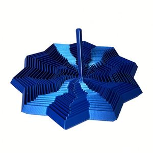 Durable Stress Relief Sensory Twist Star Christmas Decor Screw Tower Magic Flexible Articulated 3D Printing Toy - Product Image 6
