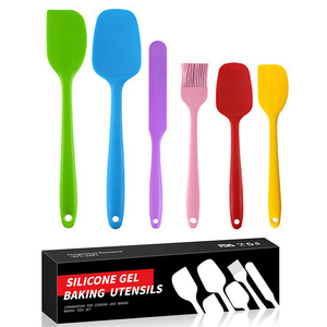 Premium Solid <b>Silicone</b> Coating Kitchen <b>Utensil</b> Set, 10 Piece Colorful <b>Silicone</b> Kitchen <b>Cooking</b> <b>Utensil</b> Set - Product Image 5