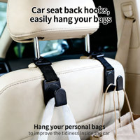 Crochets de suspension pour appuie-tête de voiture LeadLush, accessoire automobile, en ABS/PP, design tendance, rangement pour parapluie, organisateur caché pour siège de voiture