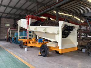 Oro Trommel Scrubber ad alta capacità di oro lavatrice pesante oro estrazione mineraria macchina Trommel per il minerale di argilla e roccia - Product Image 1
