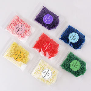 Perles de <span class=keywords><strong>cire</strong></span> dure parfumée à l'azulène de 100g, utilisées pour l'épilation douce sur les corps de bikini et le corps entier, services d'épilation près de chez moi - Product Image 5