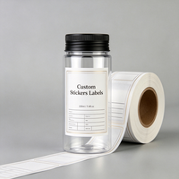 Bouteille transparente en PET de 220 ml avec bouchon à clapet pour épices, service d'étiquetage personnalisé pour l'emballage de produits alimentaires et de particules d'assaisonnement