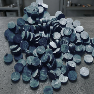 Boutons ronds en corne naturelle de haute qualité, écologiques, noirs, pour vêtements, par Falak World Export - Product Image 1