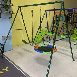 Set Altalena e <span class=keywords><strong>Scivolo</strong></span> Multifunzione per Bambini, Vendita Diretta dalla Fabbrica, Sedia Sospesa per Esterni, Set Altalena per Giardino, Casa e Parco Giochi - Product Image 5