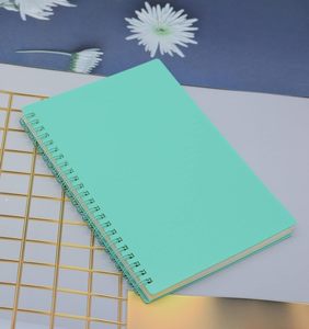 Carnets à spirale A5/B5/A4 en gros, couverture souple en PP, pour étudiants, 60-120 feuilles, couleur personnalisée, conception publicitaire à spirale - Product Image 3