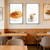Boîte à lumière décorative rectangulaire A4 ultra-mince 5W LED pour intérieur, sur mesure pour restaurants, bars, cinémas, pâtisseries - Fabricant