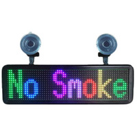 Smart App Programable Hd Píxeles Diy 4-Word Rgb Mesa de conferencias Coche Led Pantalla a todo color Oem Fábrica al por mayor
