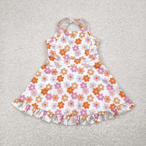 Robes de sport pour bébés filles, à bretelles, pour yoga, athlétiques, longueur genou - Product Image 6