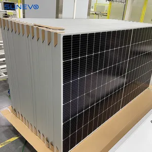 Sunevo Eu Stock Panel Solar Monocristalino 500W 540W 550W 560W 660W 680W 700W Todo Negro Bifacial Panel Solar Exterior Moodul