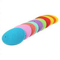 Tapis isolant en silicone alvéolé, vente en gros transfrontalière, best-seller, pour dessous de plat, dessous de pot, dessous de bol, dessous de table, classique