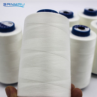 SANMAU 20C PVA Benang Jahit Ramah Lingkungan yang Larut dalam Air Dingin, Tahan Bahan Kimia, dan Tahan Suhu Tinggi