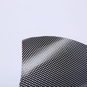 Autocollant perforé à vision unidirectionnelle personnalisé, résistant aux UV et imperméable, pour les fenêtres des cafés et salons de beauté - Product Image 3
