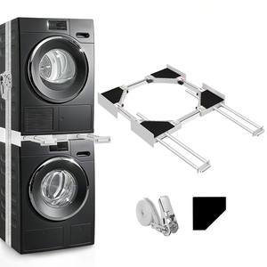 Kit de apilamiento para lavadora y secadora Huahanxing con estante extraíble universal ajustable de 24 a 29 pulgadas para lavadora y secadora - Product Image 6