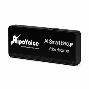 Grabadora de Voz AipoVoice con Wifi, 32GB MP3 y USB-C, Batería de Larga Duración para Reuniones de Negocios - Product Image 1