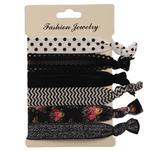 Bijoux de mode, attaches pour cheveux, nœuds élastiques, style décontracté pour femmes, style japonais et coréen, emballage en carton multifonctionnel - Product Image 1