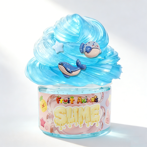 Slime transparent Ocean Crystal Clear 250 ml, non toxique, extensible, jouet sensoriel anti-stress, vente en gros d'usine, OEM ODM, cadeaux de fête en vrac pour enfants - Product Image 1