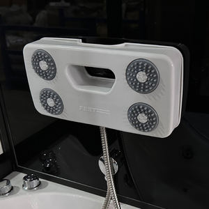 Cabina de <span class=keywords><strong>Ducha</strong></span> de Vapor Acrílica Moderna de 170 x 85 cm, Precio Competitivo, Estilo de Apertura Deslizante, Marco de Aluminio, Arco, Uso <span class=keywords><strong>Interior</strong></span> - Product Image 3