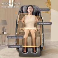 Silla de masaje 4D 2026 para uso comercial, modelo Solomo Shoes, para masaje corporal en oficina, con gravedad cero.