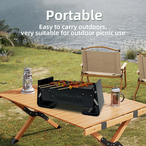 Barbecue de plein air <span class=keywords><strong>charbon</strong></span> de bois <span class=keywords><strong>acheter</strong></span> Barbecue Portable Camping balcon Bbq Grill - Product Image 3