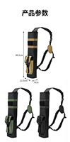 Vente en gros de ceinture de tir à l'arc tactique multifonctionnelle à une épaule accessoire de sac à flèche multi-usage amélioré