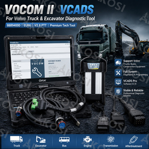 สำหรับวอลโว่ VOCOM II VOCOM2 88894000 88890300 เครื่องมือวินิจฉัย PTT V2.8 VCADS สำหรับรถบรรทุก รถบัส รถขุด เรโนลต์ UD Mack V110 แล็ปท็อป - Product Image 1