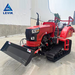 Trattore Cingolato ad Alte Prestazioni con Cingoli Larghi, Attrezzo Agricolo a Forte Trazione da 50 CV per Terreni Difficili e Lavori Agricoli <span class=keywords><strong>in</strong></span> Montagna - Product Image 4