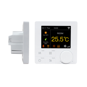 <span class=keywords><strong>Thermostat</strong></span> intelligent pour chaudière à <span class=keywords><strong>gaz</strong></span> WiFi Modbus avec commande par bouton pour le contrôle de la température ambiante - Product Image 2