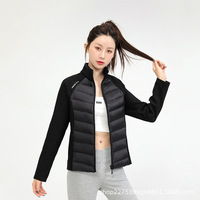 Veste légère de sport pour femme, nouvelle collection automne, populaire, pour le ski, la course à pied, la montagne, le yoga, la remise en forme, coupe ajustée, chaude