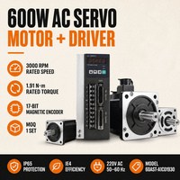 Moteur servo monophasé 220V 600W 3000RPM 1.91N.m avec variateur de vitesse intégré pour l'automatisation industrielle