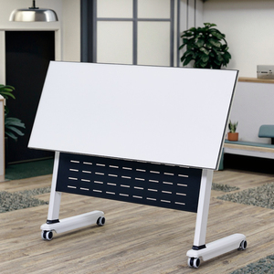 Mesa de reunión plegable moderna, mesa de entrenamiento plegable, mesa de conferencia abatible Modular para oficina y escuela para sala de reuniones - Product Image 4