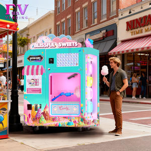 Máquina Expendedora de Algodón de Azúcar Automática con 31 Diseños de Flores en Cajas Sorpresa - Product Image 1