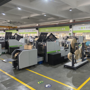 ROKIN MARCA listo para enviar <span class=keywords><strong>Carrefour</strong></span> use mango retorcido máquina de fabricación de bolsas de papel fábrica solamente - Product Image 5