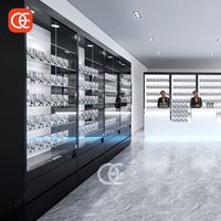 Vitrine de présentation pour magasin de tabac, système modulaire pour franchise, magasin d'accessoires pour fumeurs en plexiglas