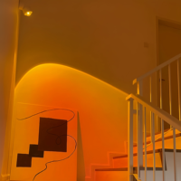 Lampe de projection LED rotative pour chambre à coucher, avec projection de coucher de soleil, garantie 3 ans