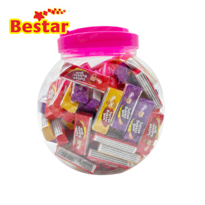 BESTAR <span class=keywords><strong>Chewing</strong></span>-<span class=keywords><strong>gum</strong></span> à bulles <span class=keywords><strong>avec</strong></span> <span class=keywords><strong>tatouage</strong></span> en pot, base de qualité, 3 pièces carrées, marque privée, saveur fruitée Halal, <span class=keywords><strong>chewing</strong></span>-<span class=keywords><strong>gum</strong></span> amusant pour enfants - Product Image 3