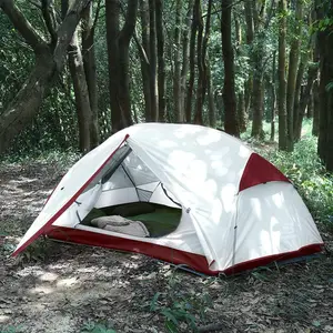 Tenda da esterno tenda doppia da campeggio portatile ultraleggera in alluminio