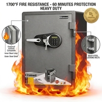 Caja Fuerte Comercial Safewell, Resistente al Fuego, con Cerradura Electrónica Digital, de Acero Resistente, con Estante Ajustable