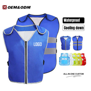Customized Summer Cooling <strong>Vest</strong> Replaceable Ice <strong>Pack</strong> Mesh <strong>Vest</strong> Outdoor Safety Work Practical Cooling <strong>Vest</strong> for <strong>Men</strong> - Product Image 1