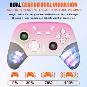 <span class=keywords><strong>Manette</strong></span> <span class=keywords><strong>sans</strong></span> <span class=keywords><strong>fil</strong></span> Yotosan X9 BT pour PC, double vibration, bouton Turbo, gyroscope six axes, programmation macro, support de téléphone - Product Image 4