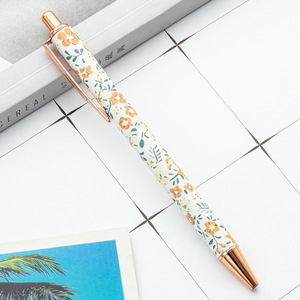Stylo à bille en métal de dessin animé créatif et adorable Les <span class=keywords><strong>étudiant</strong></span>s peuvent appuyer sur le stylo pour écrire un stylo en forme de fleur - Product Image 2