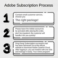 Suscripción Anual a Todas las Aplicaciones de Adobe Creative Cloud 2026, Original, Ps, Pr, AI, Generic Filling, Firefly, Cuenta para Mac/PC