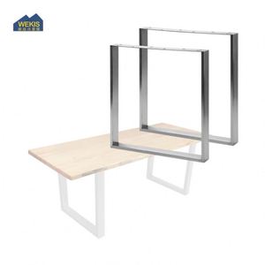 <b>Square</b> Iron Steel Leg Modern Durable Design for Dining <b>Table</b> Home Hotel <b>Kitchen</b> Workshop Bedroom Living Room Hospital - Product Image 1